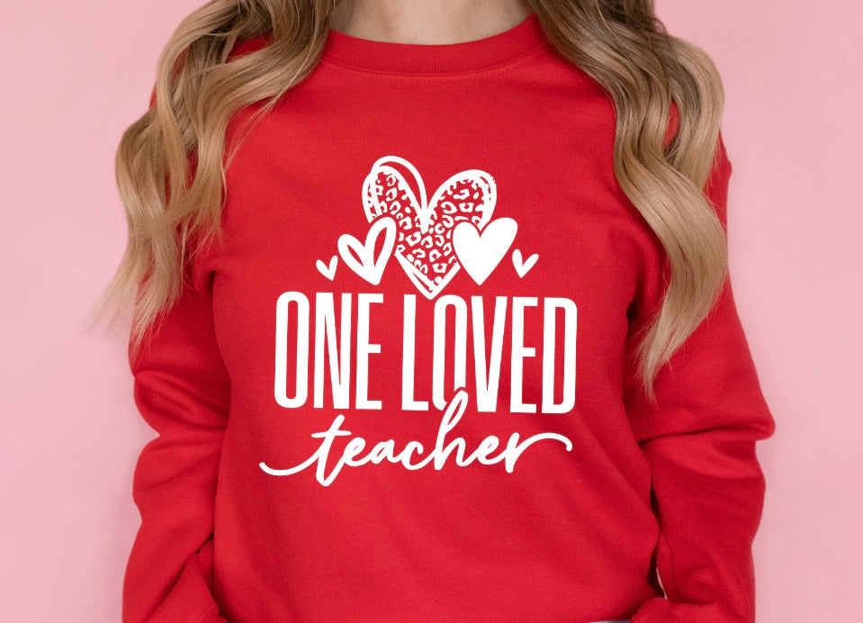 One Loved Teacher Long Sleeve Tee